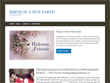 Tablet Screenshot of birthofanewearth.com